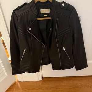 Michael Kors Black Leather Jacket